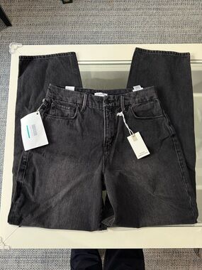NWT Good American black High-Waist Jeans - Size 6/28